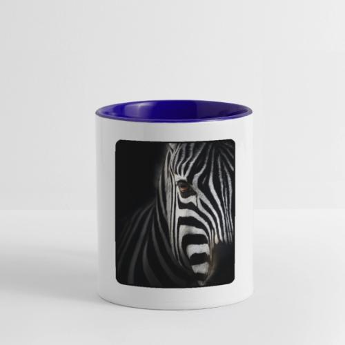 Zebra High Contrast Portrait Design - Contrast Coffee Mug
