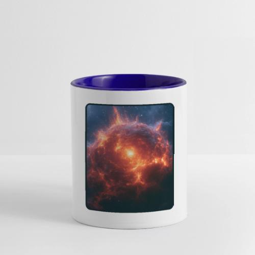 Exploding Supernova Space Art - Contrast Coffee Mug