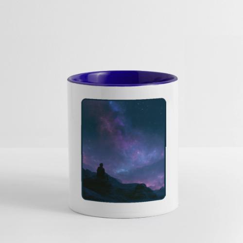 Stargazer Nebula Night Sky Art - Contrast Coffee Mug