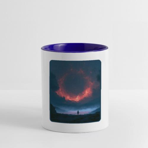 Supernova Reflection Space Scene - Contrast Coffee Mug