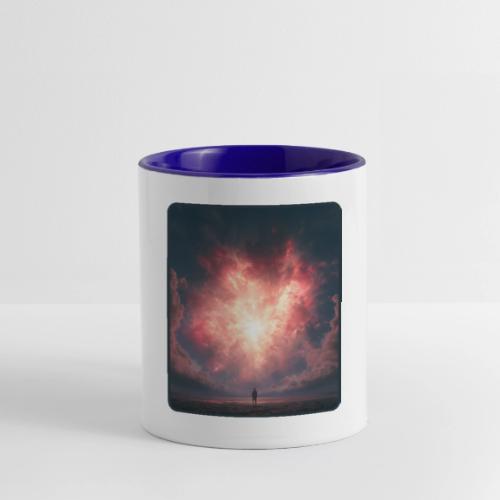 Supernova Sky Sci-Fi Artwork - Contrast Coffee Mug