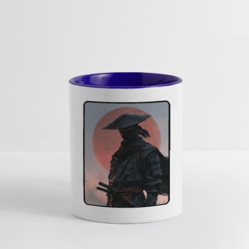 Ninja Warrior Under the Red Sun - Contrast Coffee Mug