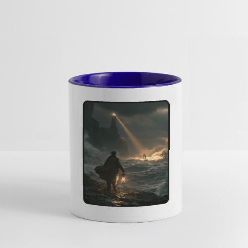 The Lone Lightkeeper's Beacon - Contrast Coffee Mug