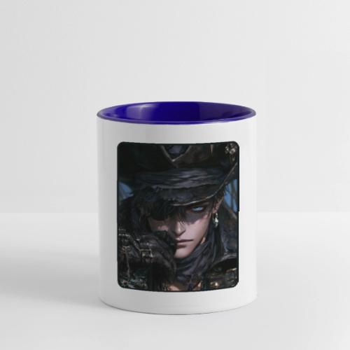 Dark Anime Pirate Warrior - Contrast Coffee Mug