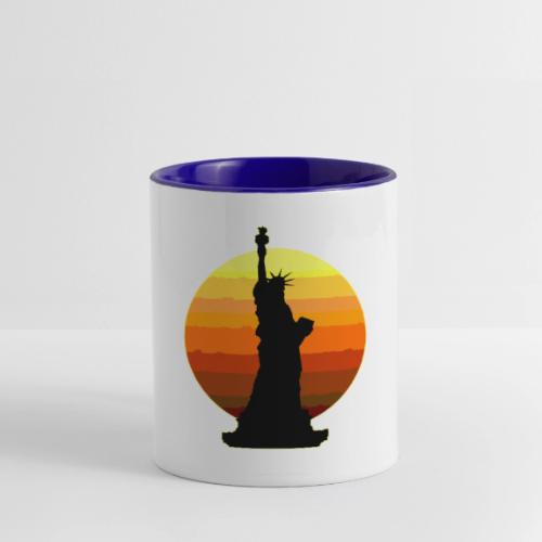 USA: Golden Horizon Liberty - Contrast Coffee Mug
