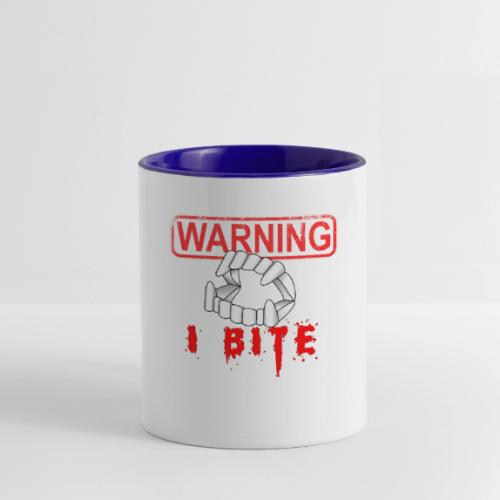 Vampire Teeth - Contrast Coffee Mug