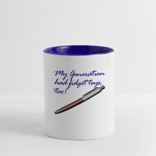 My generation had fidget toys, too! - Contrast Coffee Mug