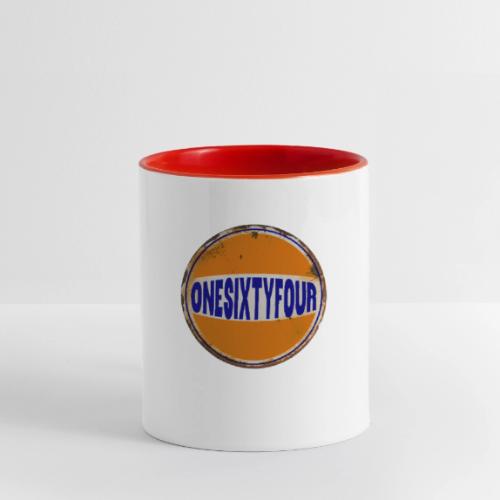One Sixty Four --vintage auto inspired orange - Contrast Coffee Mug