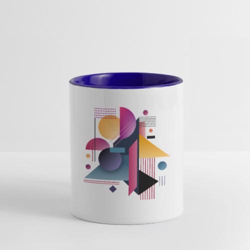 Color Pulse Geometry - Contrast Coffee Mug