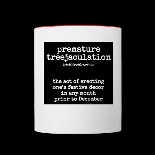 Treejaculation - Contrast Coffee Mug