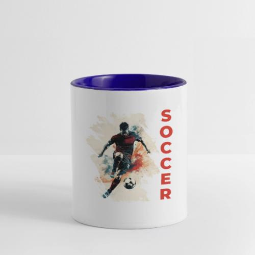 Soccer Blaze - Contrast Coffee Mug