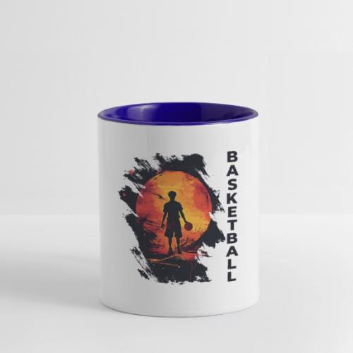 Basketball Blaze - Contrast Coffee Mug