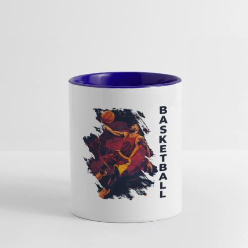 Basketball Charge - Contrast Coffee Mug