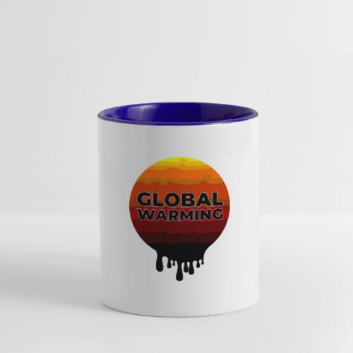 Global warming - Contrast Coffee Mug