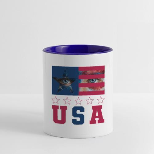 Stars and Vision USA - Contrast Coffee Mug