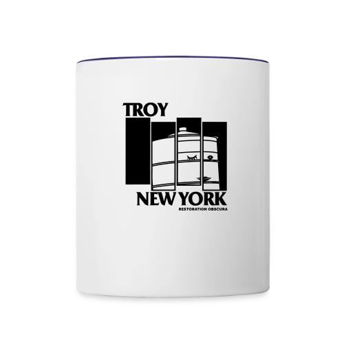 RO Troy, New York Flag Logo - Contrast Coffee Mug