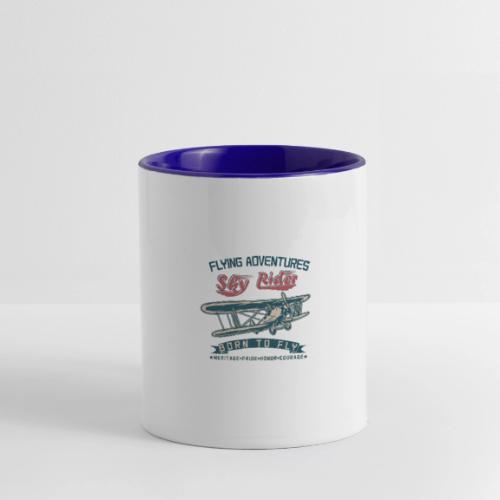 Flying Adventures - Born to Fly - Contrast Coffee Mug