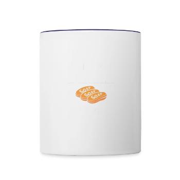 The Soap Dealer Diligent Person Gift - Contrast Coffee Mug - white/cobalt blue - Front