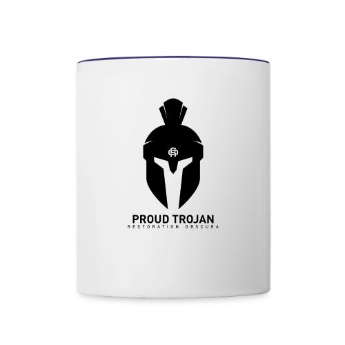 RO Trojan Battle Helmet - Contrast Coffee Mug