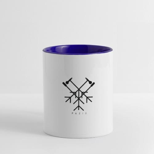 Pazij Black Logo - Contrast Coffee Mug