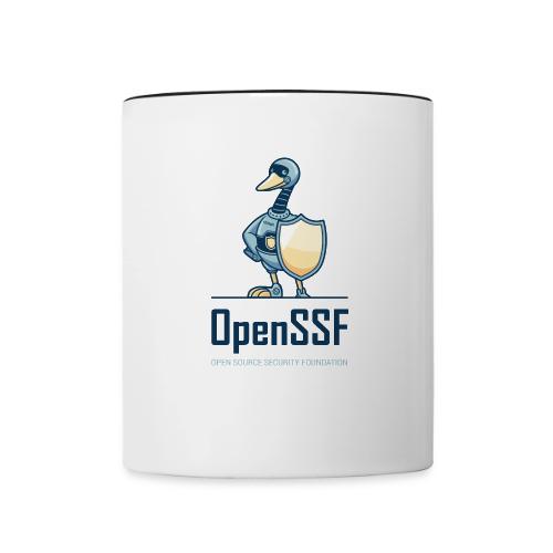 OpenSSF Logo - Contrast Coffee Mug