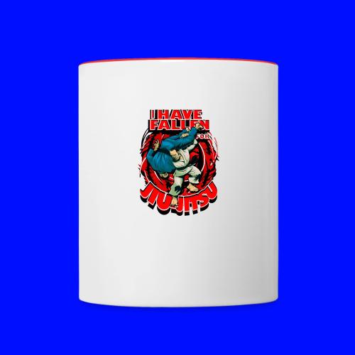 Fallen for Jiu-Jitsu - Contrast Coffee Mug