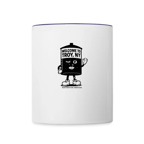 RO Welcome to Troy Winking Fuel Tank Light - Contrast Coffee Mug