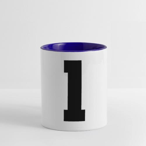 Varsity Number 1 Athletic Style - Contrast Coffee Mug