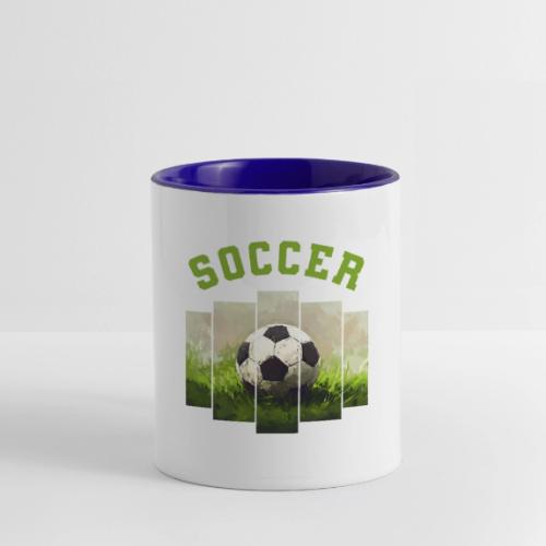Soccer Focus - Contrast Coffee Mug