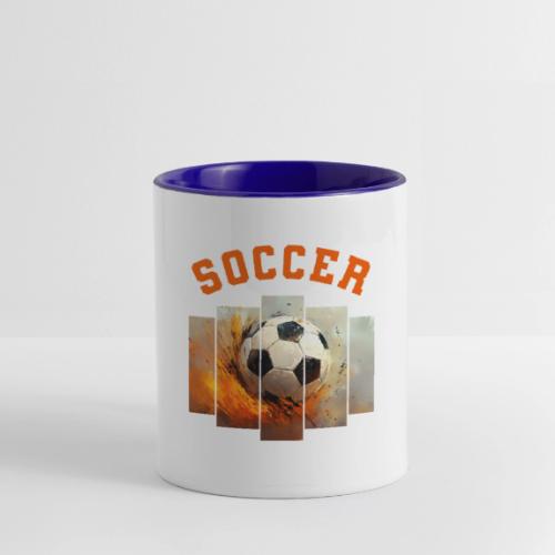 Soccer Iconic Touch - Contrast Coffee Mug