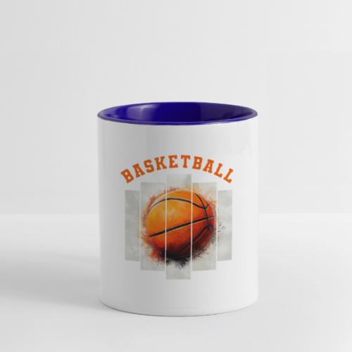 Basketball Element - Contrast Coffee Mug