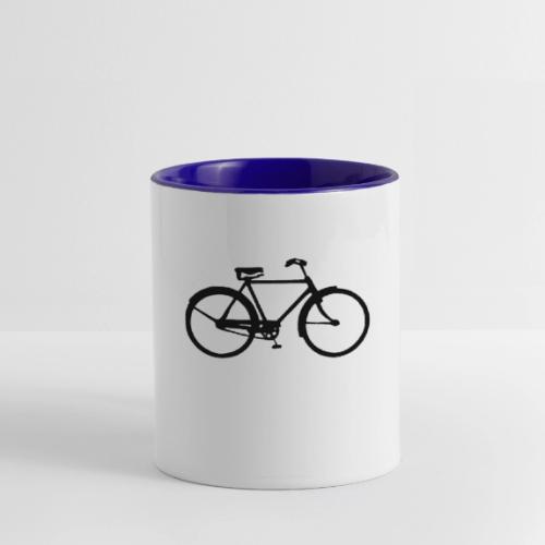 vintage bike - Contrast Coffee Mug