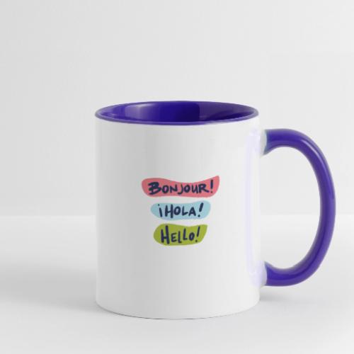 DDMES PTA and Spanish Immersion Theme - Contrast Coffee Mug