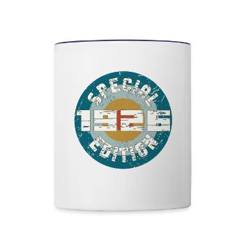 Special Edition Birth Year Design 1926 - Contrast Coffee Mug - white/cobalt blue - Front