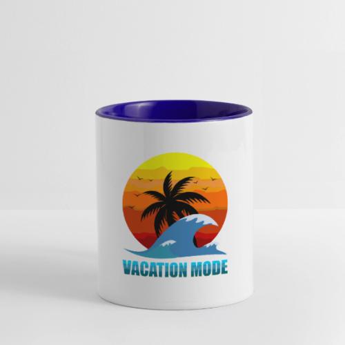 Vacation mode: Sunset Escape - Contrast Coffee Mug