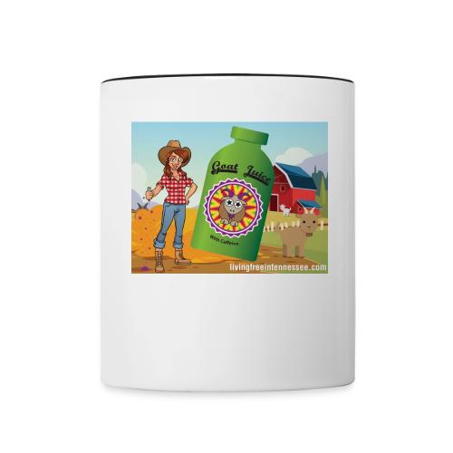 Nicole Sauce's Goat Juice - Contrast Coffee Mug