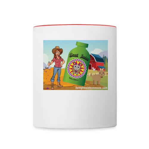 Nicole Sauce's Goat Juice - Contrast Coffee Mug