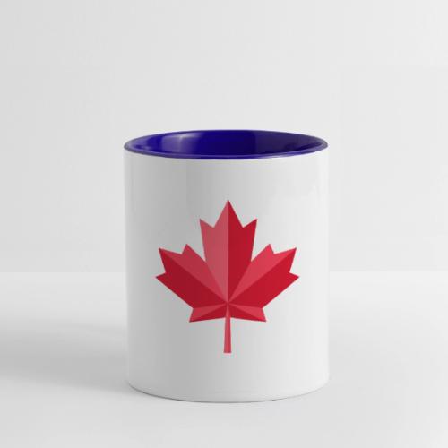 Canadian red maple leaf - Contrast Coffee Mug