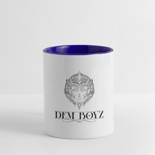 DemBoyz Full Logo (Black Edition) - Contrast Coffee Mug