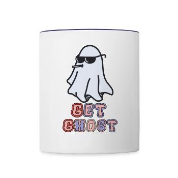 ghost - Contrast Coffee Mug - white/cobalt blue - Front