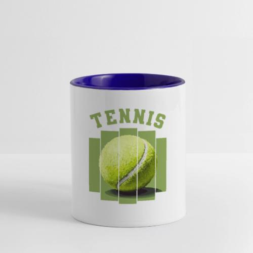 Tennis Minimal - Contrast Coffee Mug