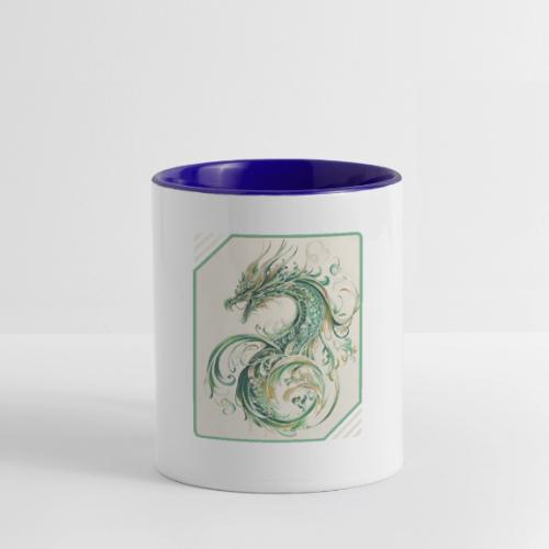 Brush of the Dragon - Contrast Coffee Mug