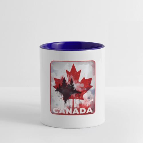 Canada's Maple Leaf Pride - Contrast Coffee Mug