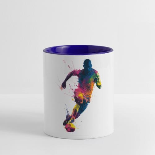 Soccer: Kick of Colors - Contrast Coffee Mug