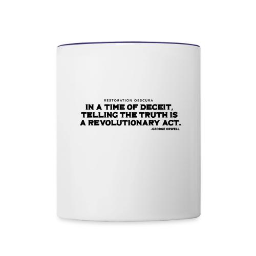 RO Orwell Truth - Contrast Coffee Mug