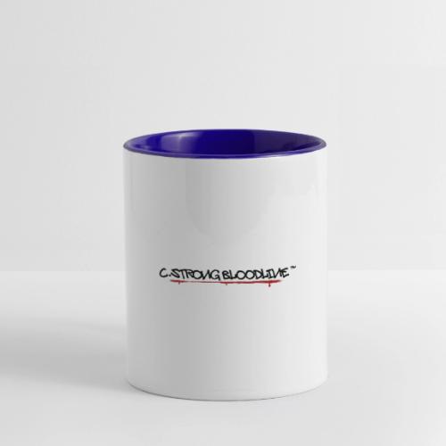 C.Strong Bloodline Logo (Black) - Contrast Coffee Mug