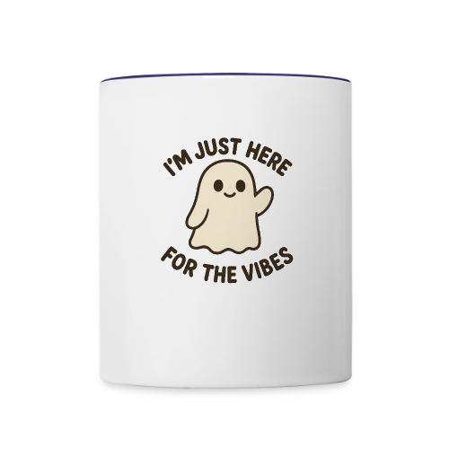 Playful Ghost Vibes - Contrast Coffee Mug