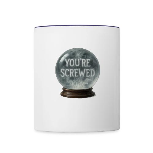 Ominous Fortune Sphere - Contrast Coffee Mug