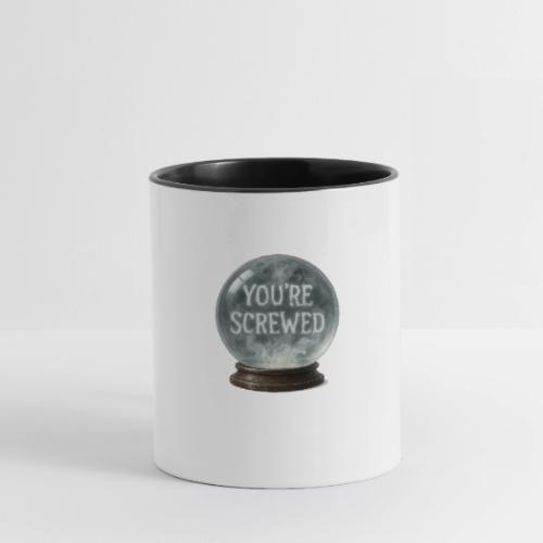 Ominous Fortune Sphere - Contrast Coffee Mug