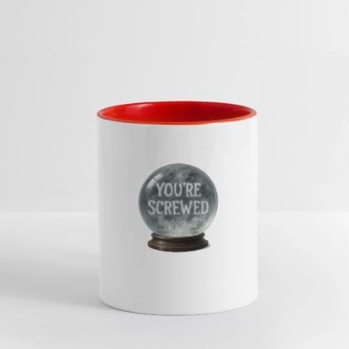 Ominous Fortune Sphere - Contrast Coffee Mug